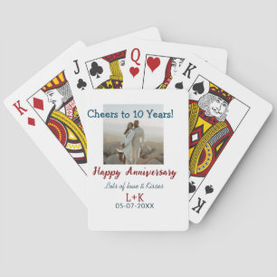 Jeu De Cartes Salutations à 10 ans heureux anniversaire ajouter 