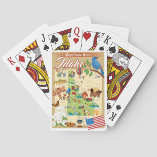 Jeu De Cartes Salutations d'Idaho