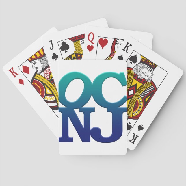 Jeu De Cartes Salutations d'Ocean City (dos)