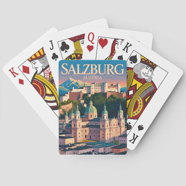 Jeu De Cartes Salzbourg Autriche (dos)