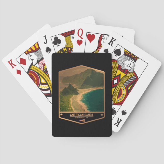Jeu De Cartes Samoa américaines (dos)