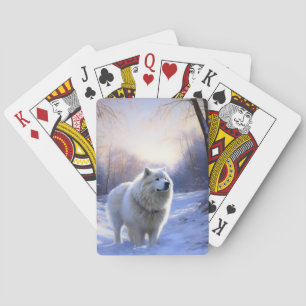 Jeu De Cartes Samoyed Let It Snow Christmas