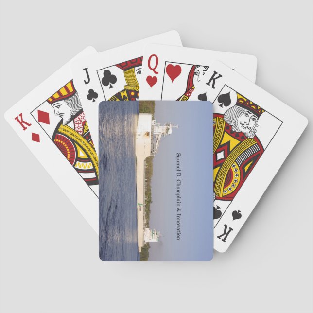 Jeu De Cartes Samuel D. Champlain & Innovation jouer aux cartes (dos)