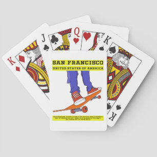 Jeu De Cartes San Francisco, USA Patinage