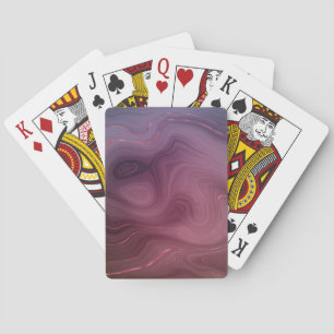 Jeu De Cartes Sangria Strata   Moody Pink and Purple Luxe Agate