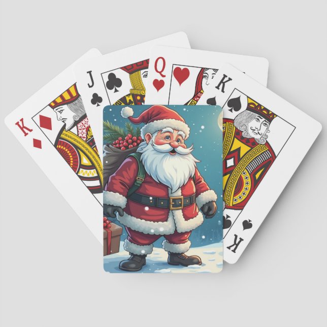 Jeu De Cartes Santa Claus (dos)