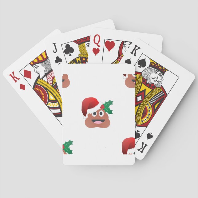 Jeu De Cartes santa claus poop emoji (dos)