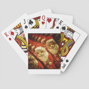 Jeu De Cartes Santa Noël Joyeux Joie Paix Saisons Fête