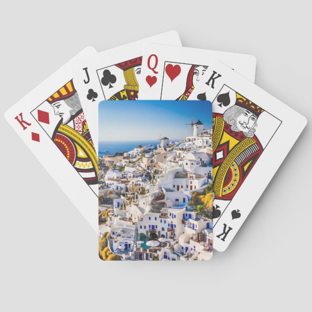 Jeu De Cartes Santorin (dos)
