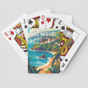 Jeu De Cartes Sao Miguel Island Portugal Travel Art