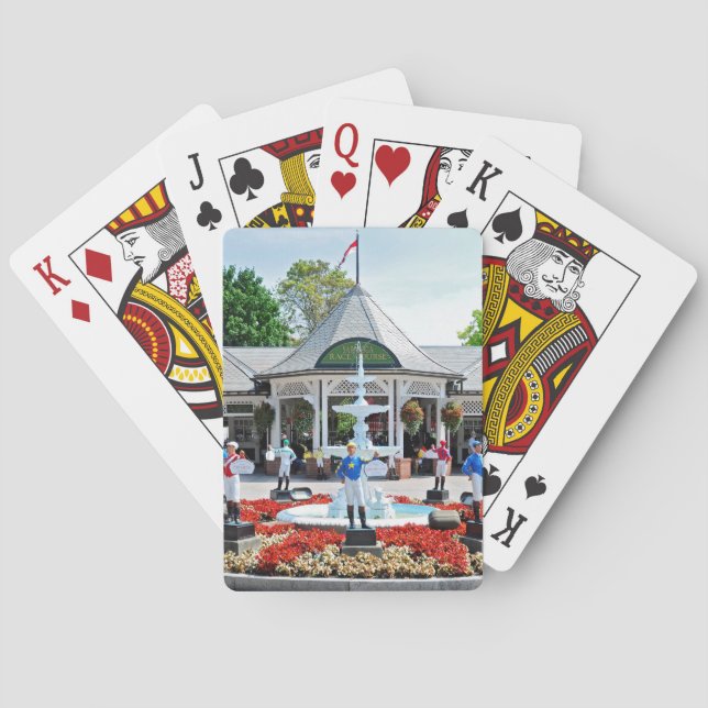 Jeu De Cartes Saratoga historique 150 le jour d'ouverture (dos)