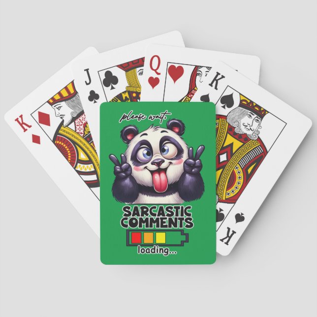 Jeu De Cartes Sarcastique Commentaires chargement vert (dos)