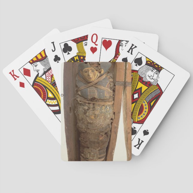 Jeu De Cartes Sarcophage et corps momifié de Psametik I (664- (dos)