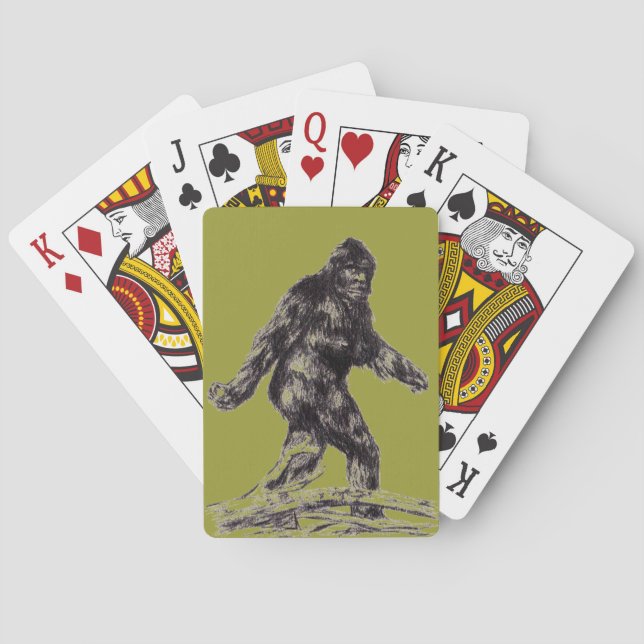 Jeu De Cartes "Sasquatch" "Bigfoot" jouer aux cartes (dos)