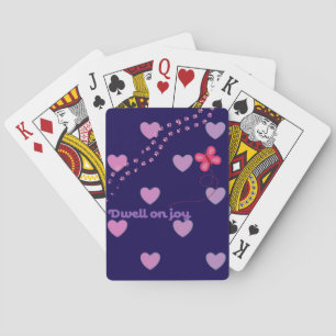 Jeu De Cartes s'attarder sur la joie cœurs et empreintes de patt