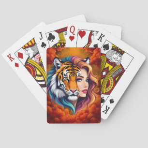 Jeu De Cartes Sauvage intérieur – Déesse de l'esprit du tigre.