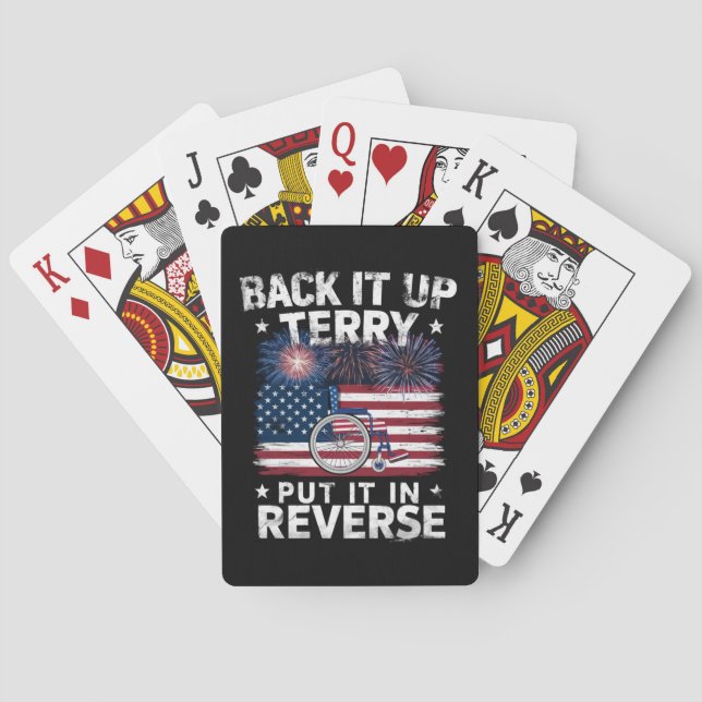 Jeu De Cartes Sauvegarder Terry Mettre Dans Les Feux Inversés Dr (dos)