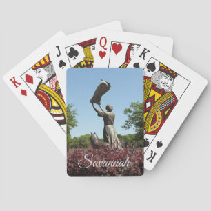 Jeu De Cartes Savannah Jouer aux cartes - Fille agitante
