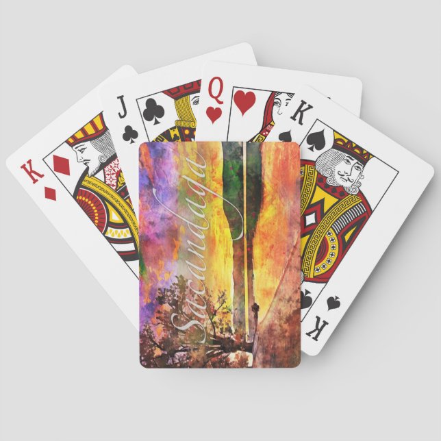 Jeu De Cartes Scandalga Sunrise Lecture Cartes (dos)