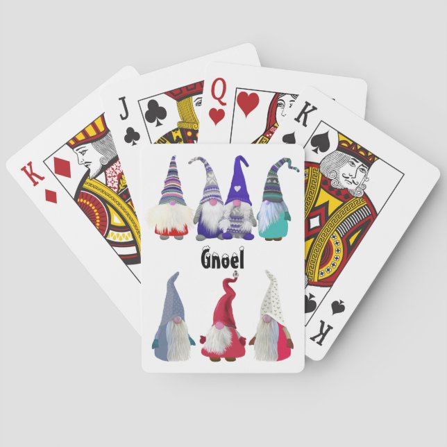 Jeu De Cartes Scandi Gnome Classic Playing Cards (dos)