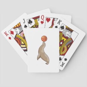 Jeu De Cartes Sceau avec basket-ball