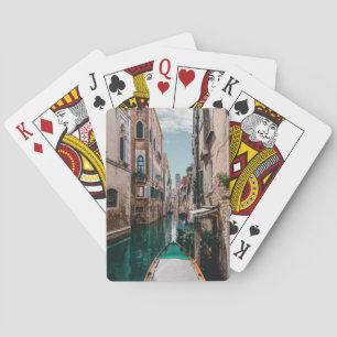 Jeu De Cartes Scène de canal à Venise Italie