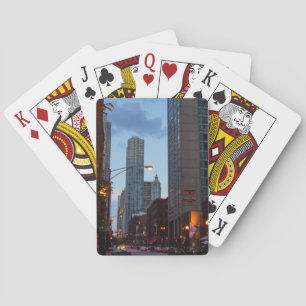 Jeu De Cartes Scène de Chicago Street