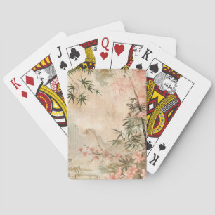 Jeu De Cartes Scène de jardin de fleurs de cerisier (1)
