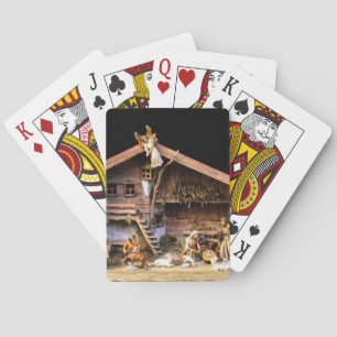 Jeu De Cartes Scène de la Nativité de Noël