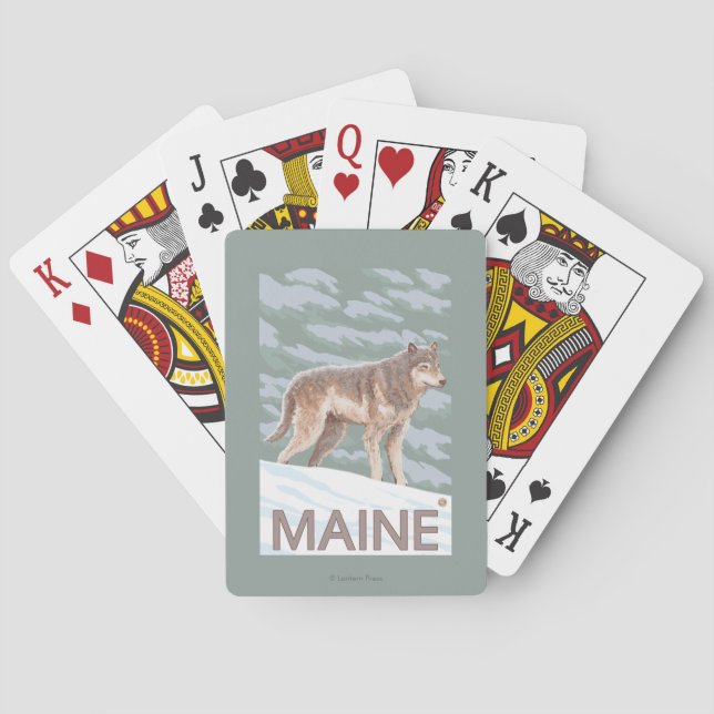 Jeu De Cartes Scène de MaineWolf (dos)
