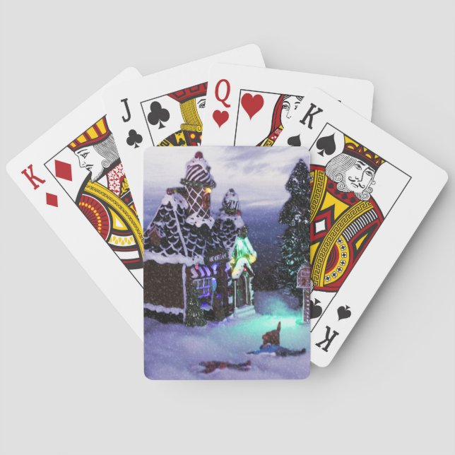 Jeu De Cartes Scène de neige de Winter Wonderland 2020 (dos)