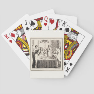 Jeu De Cartes Scène de roulette à Paris dans les années 1790 Amo