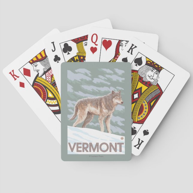 Jeu De Cartes Scène de VermontWolf (dos)