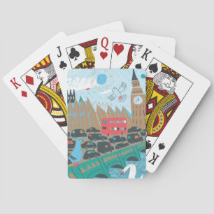 Jeu De Cartes Scène de ville du Royaume-Uni