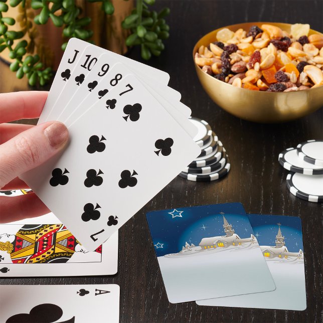 Jeu De Cartes Scène d'hiver de Noël (Créateur téléchargé)