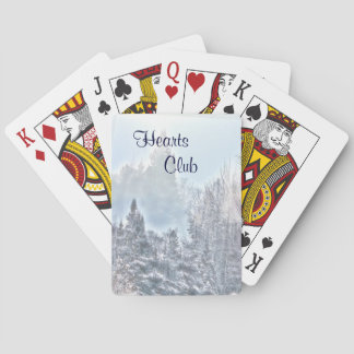 Jeu De Cartes Scène hivernale