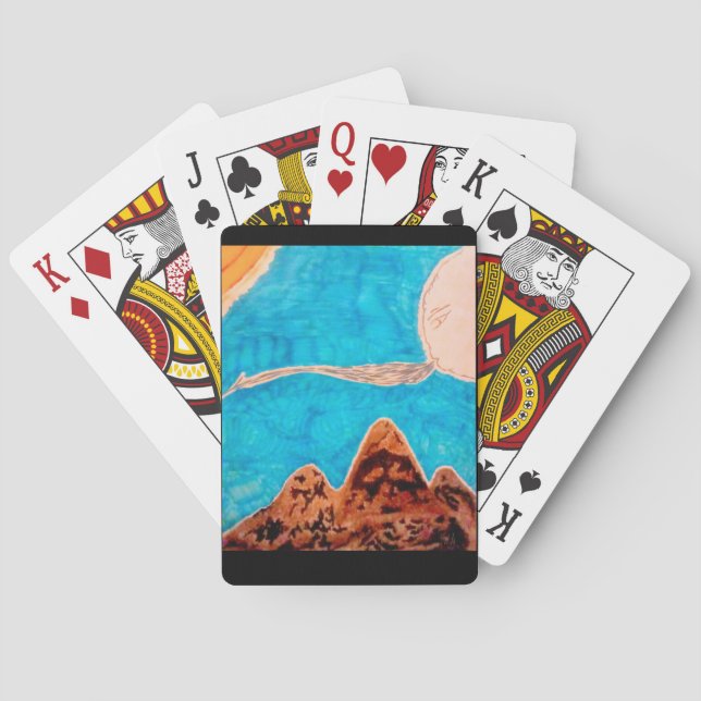 Jeu De Cartes Scène météorologique de montagne (dos)
