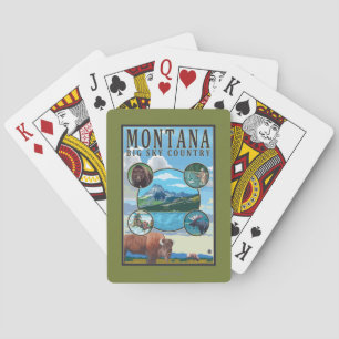 Jeu De Cartes Scènes d'état du Montana