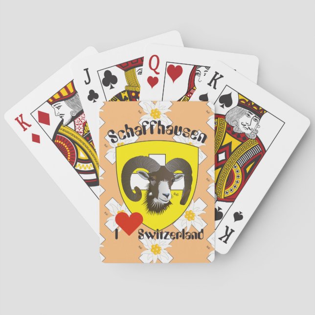 Jeu De Cartes Schaffhausen - Schweiz - Suisse - Spielkarten (dos)