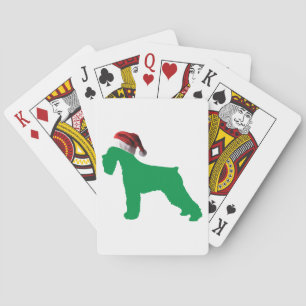 Jeu De Cartes Schnauzer de Noël
