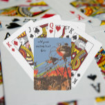 Jeu De Cartes Science-fiction vintage HG Wells War of the Worlds<br><div class="desc">Illustration vintage Design de science-fiction avec une scène de bataille de la Guerre des Mondes. The War of the Worlds est un roman de science-fiction de H. G. Wells publié d'abord sous forme de série de magazines,  puis sous forme de livre en 1898.</div>