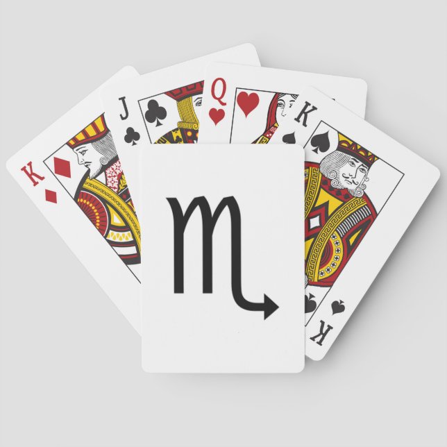 Jeu De Cartes Scorpio (dos)