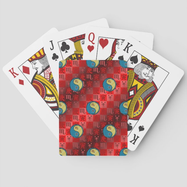 Jeu De Cartes Scorpio & Metal Tiger (dos)