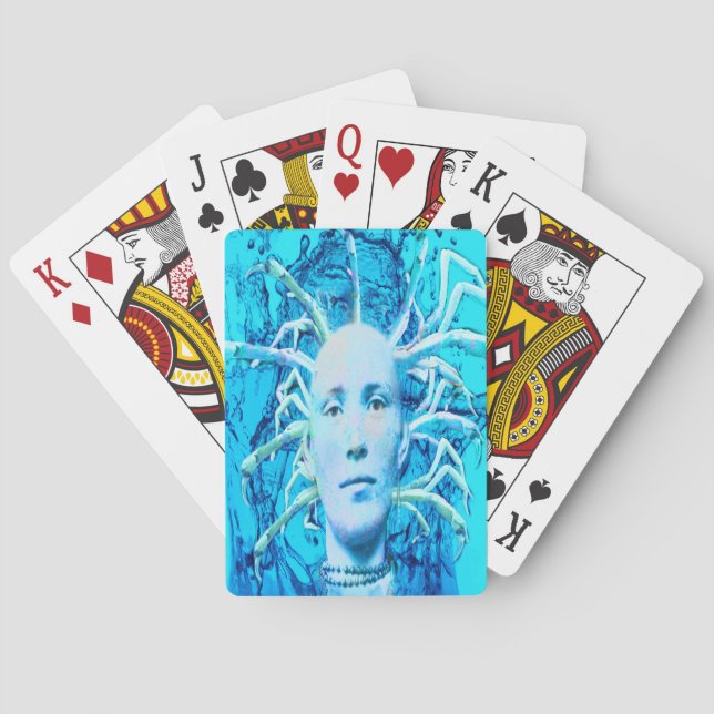 Jeu De Cartes Scorpion bleu (dos)