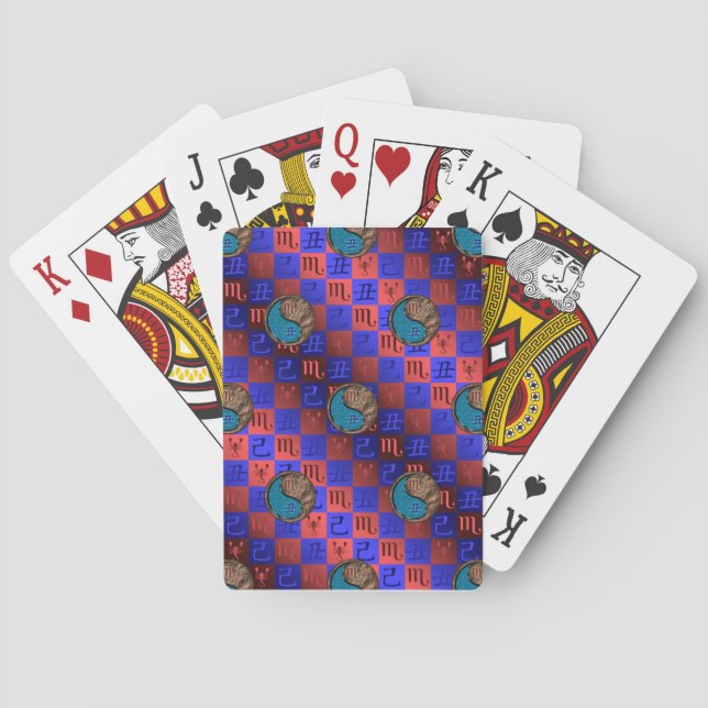 Jeu De Cartes Scorpion & Bœuf de terre (dos)