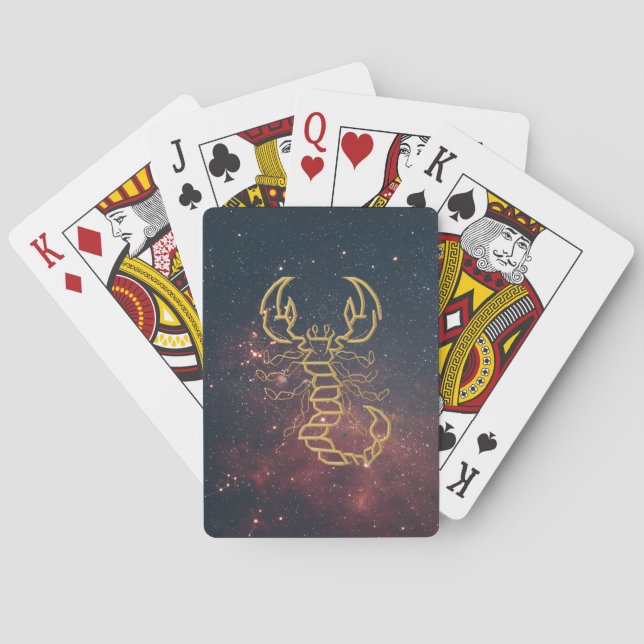 Jeu De Cartes Scorpion doré (dos)