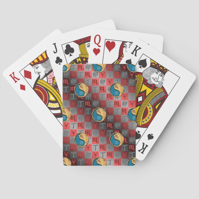 Jeu De Cartes Scorpion & Lapin de Feu (dos)