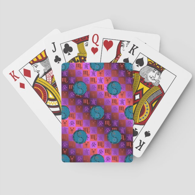 Jeu De Cartes Scorpion & Truie d'eau (dos)