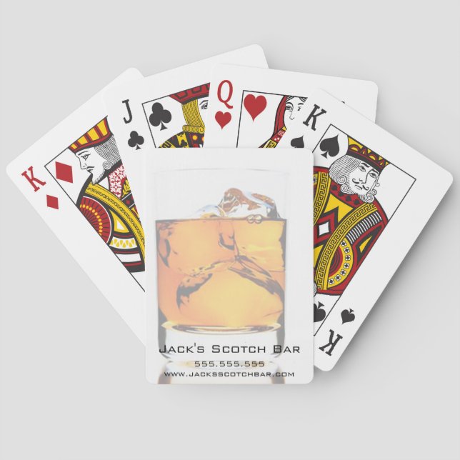 Jeu De Cartes Scotch Business Promotion Jouer Cartes (dos)