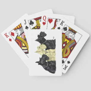 Jeu De Cartes Scotties noirs et froment